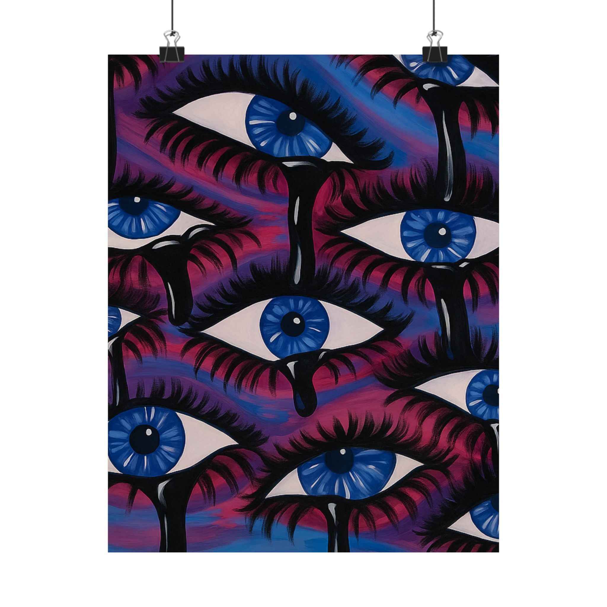 Vision Series Blue Poster Inspired