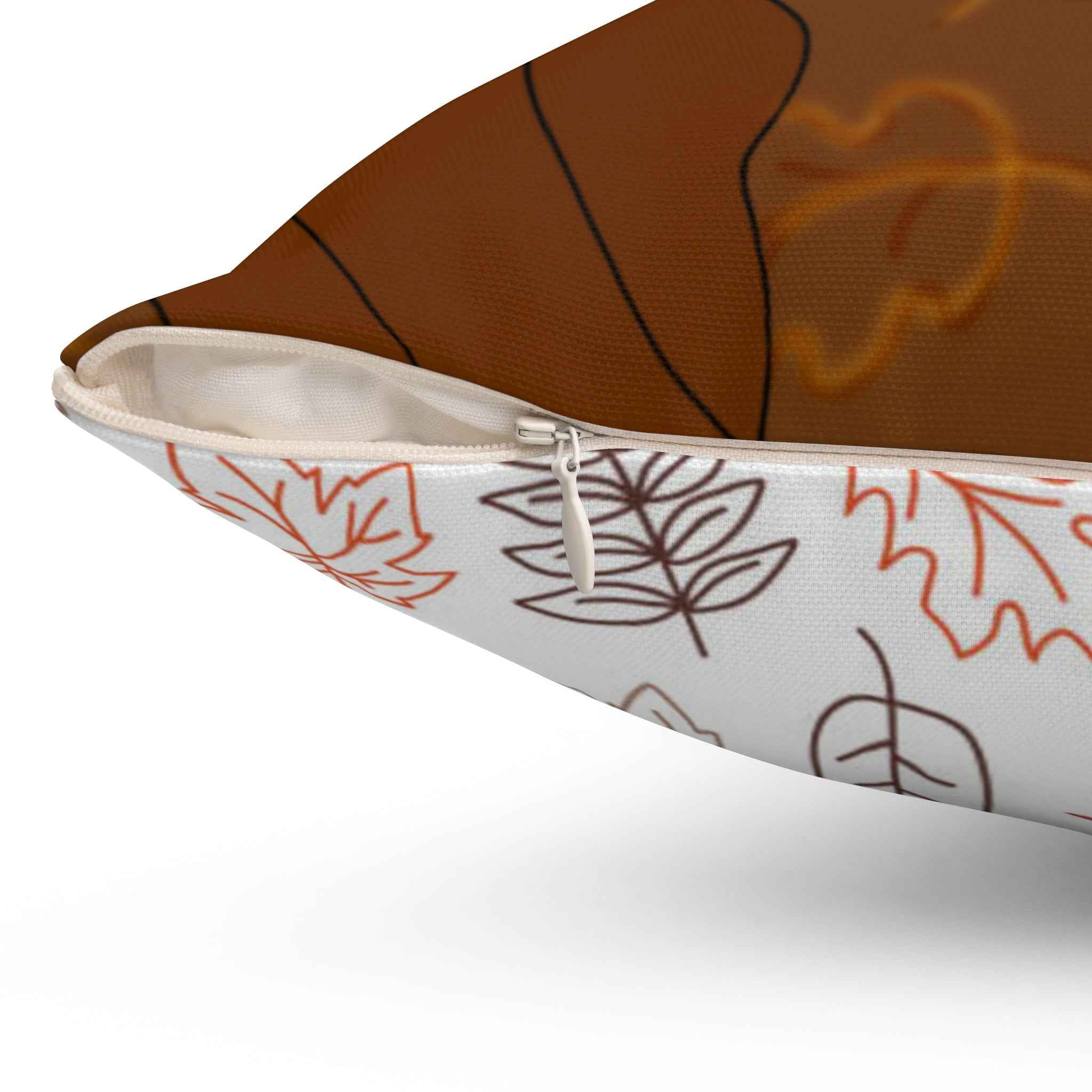 Golden Season Square Pillow