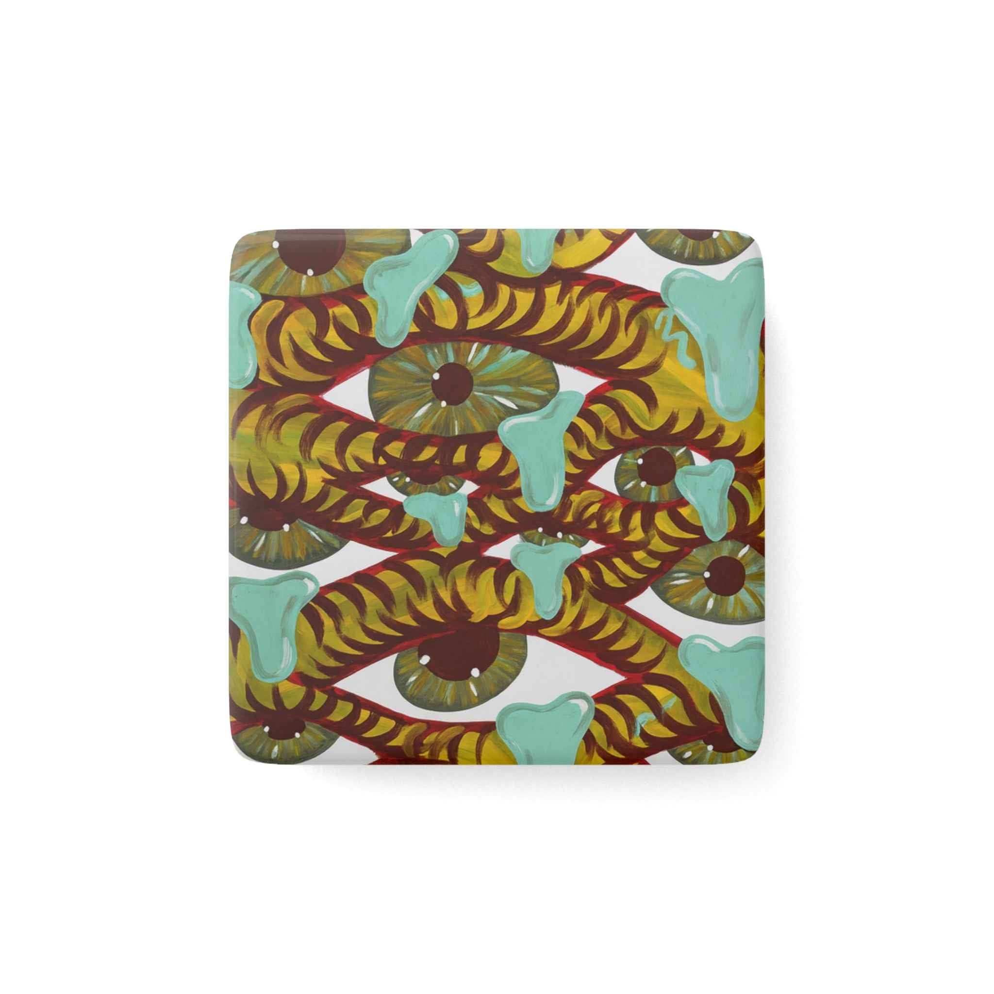 Porcelain Magnet, Square