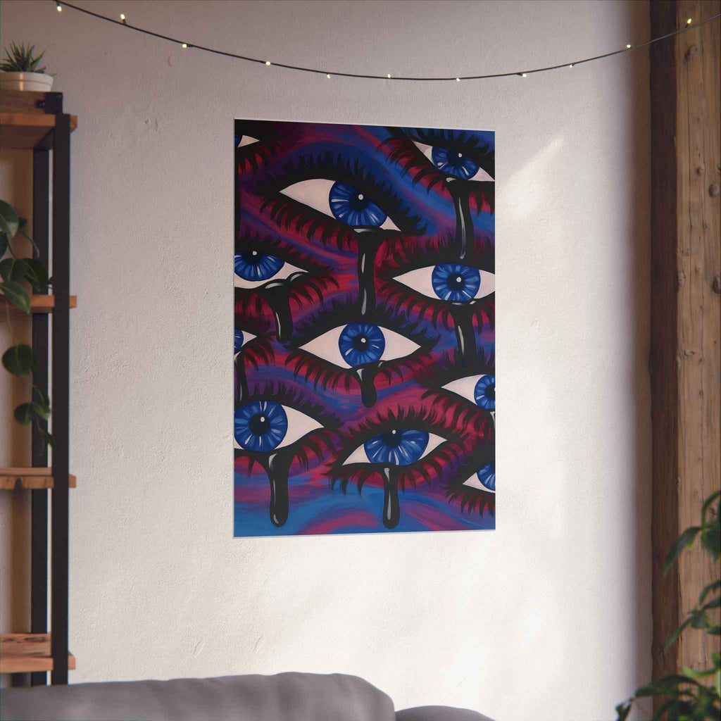 Vision Series Blue Poster Inspired