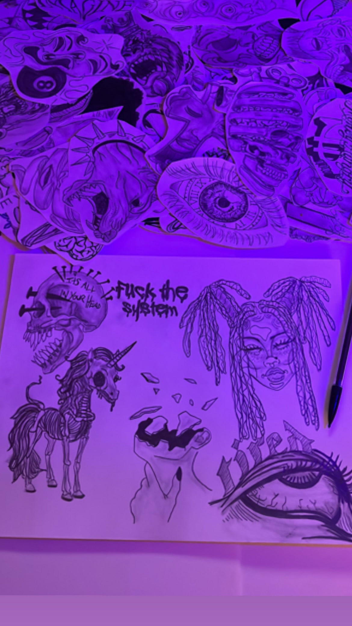 Pencil sketches by Lay Simone | TheLaySimone.com