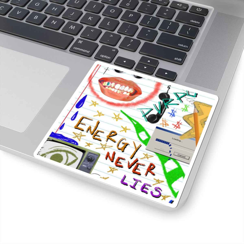 Energy Never Lies Sticker