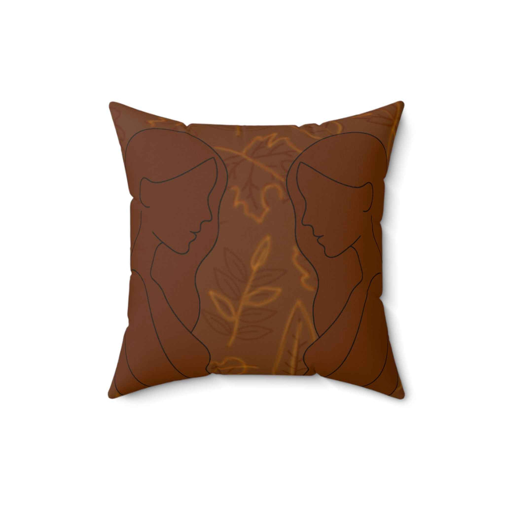 Golden Season Square Pillow