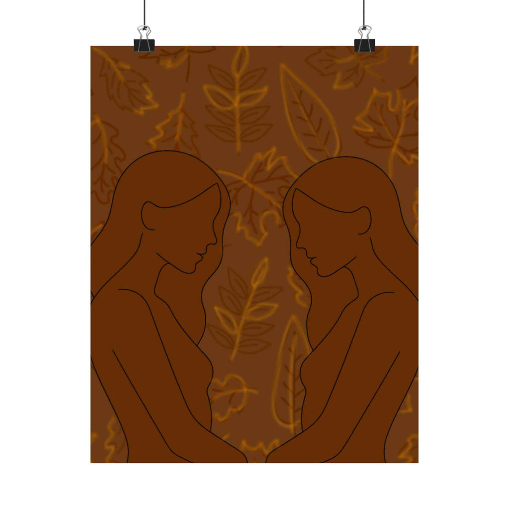 Golden Season Vertical Poster