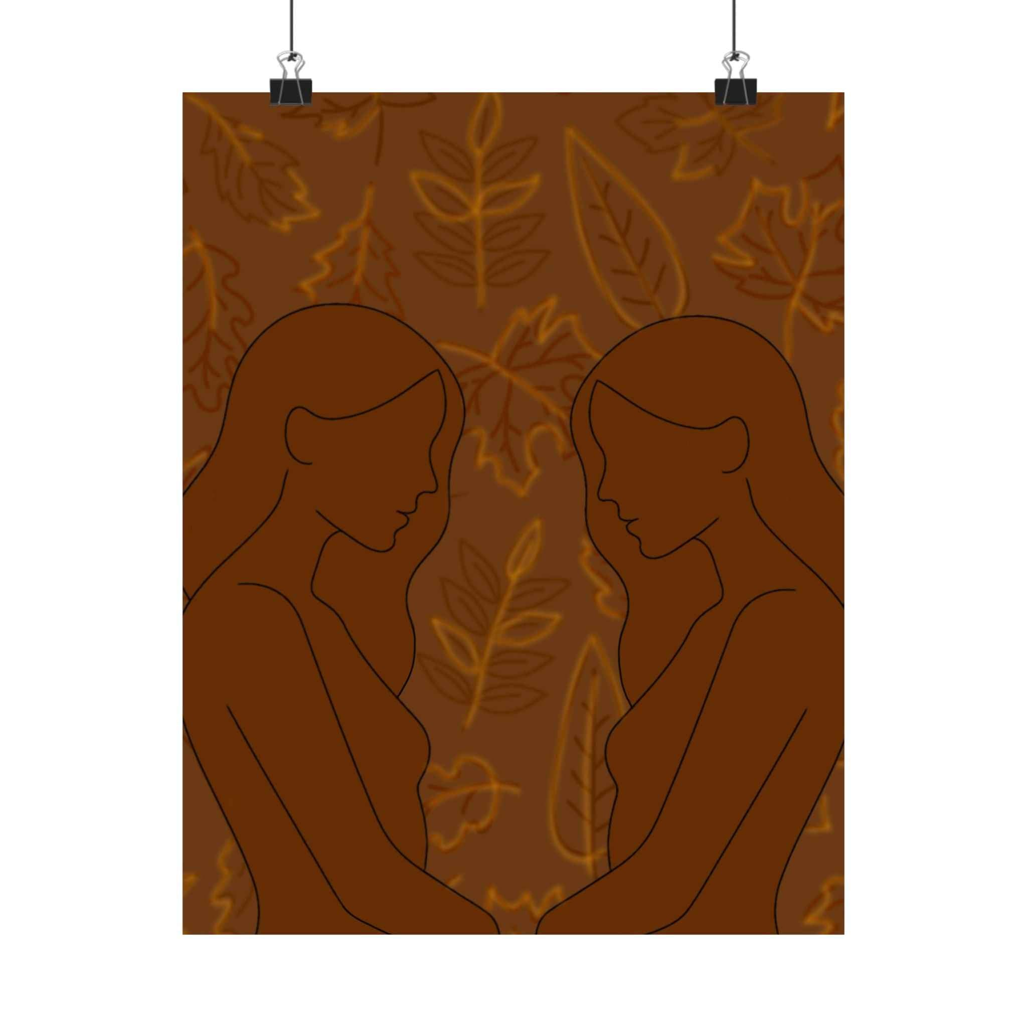 Golden Season Vertical Poster