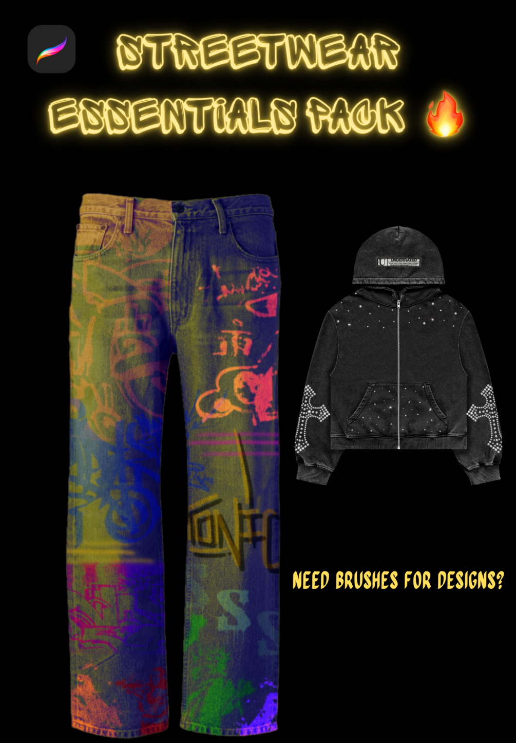 Streetwear Essentials Brush Pack