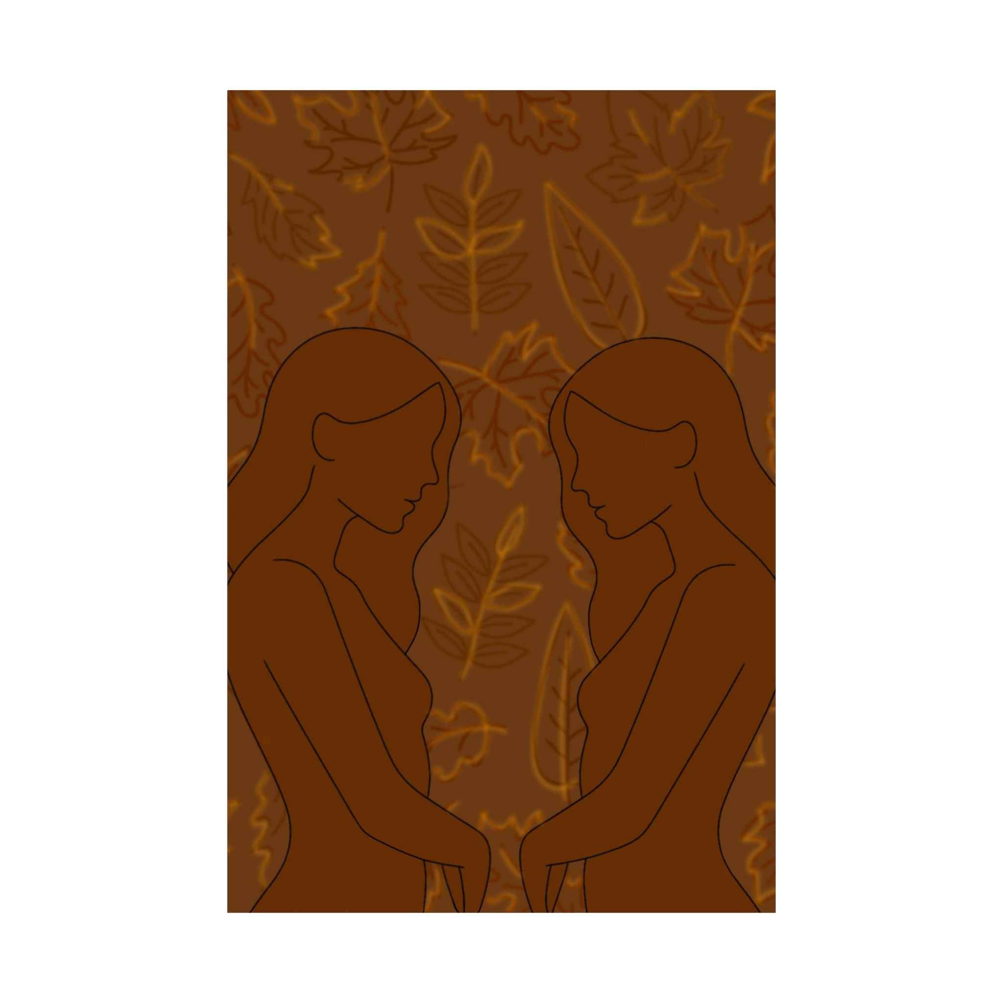 Golden Season Vertical Poster